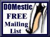 DOMestic Free Mailing List Banner